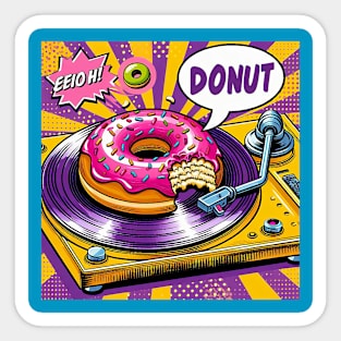 Donut hits Sticker